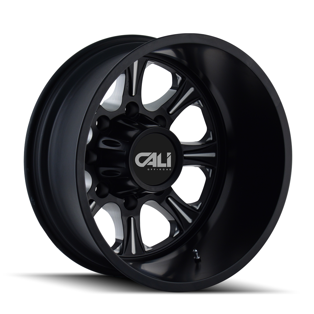 CALI OFF-ROAD BRUTAL 9105 20X8.25 -180MM 8x170 124.9MM REAR BLACK/MILLED SPOKES