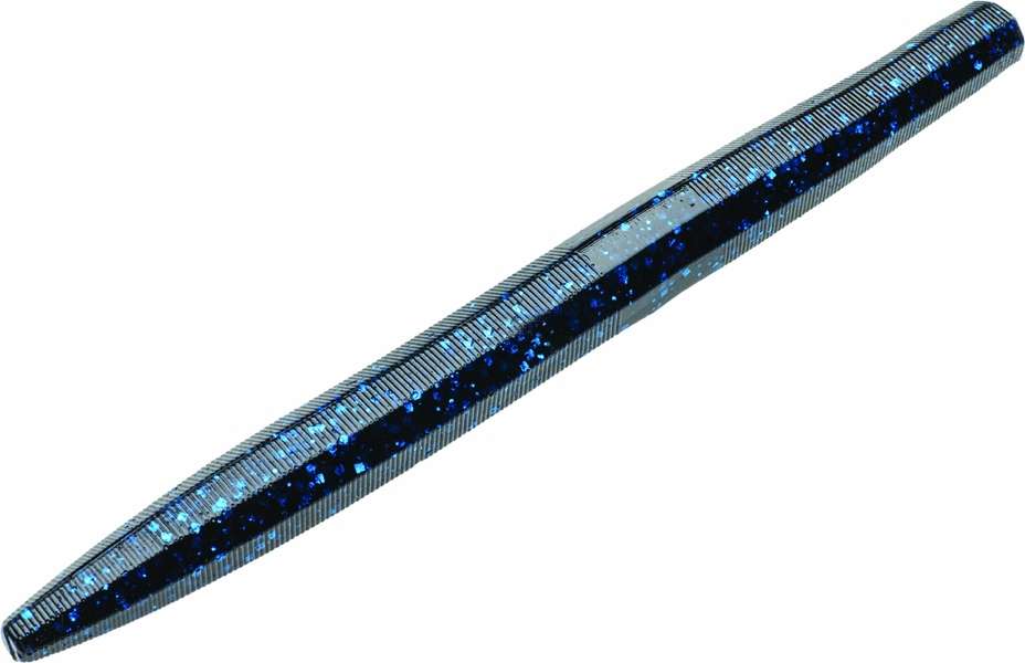 Strike King Ocho Worm 5" (Black/Blue Flake)