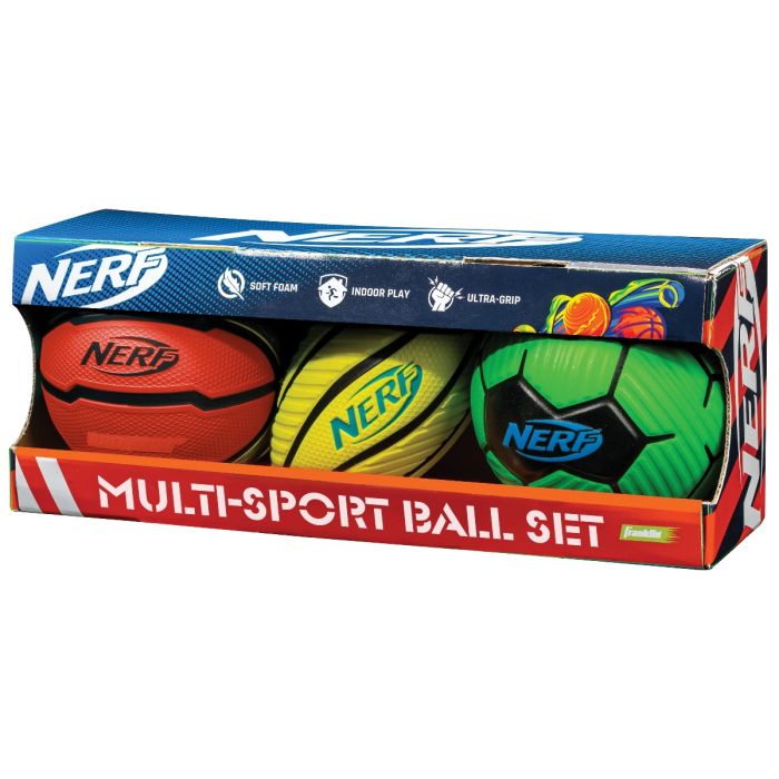 NERF Mini Foam Ball Set - 3 Pack