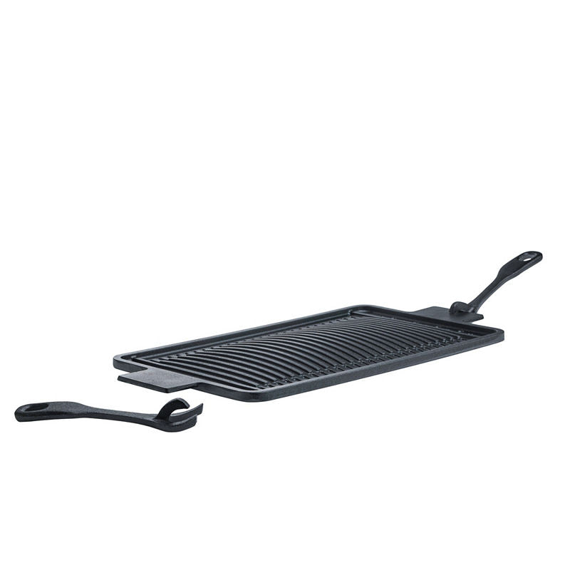 Denmark Nonstick 4-Piece Double Burner Stovetop Burner in Grey