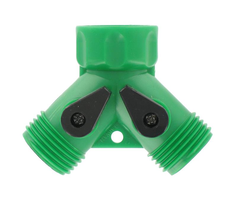 Valterra A01-0130VP Fresh Water Wye-Double Hose Shut-Off Valve Plastic