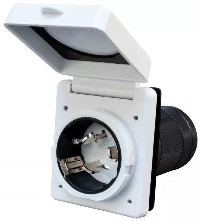Valterra | RV Power Inlet | A10-50INVP | 50 Amp | White