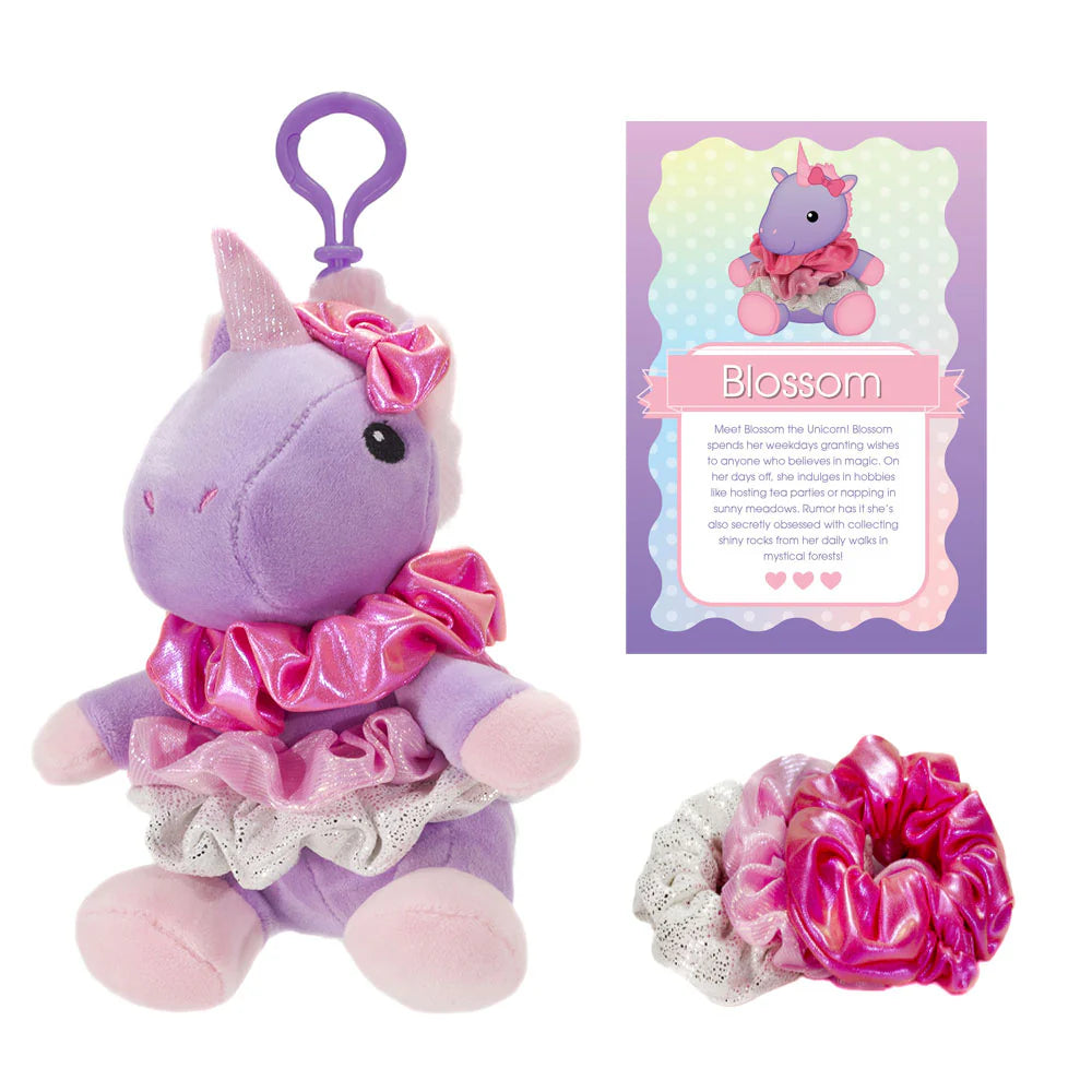 SCRUNCH BUNCH - 6IN Unicorn Keyclip