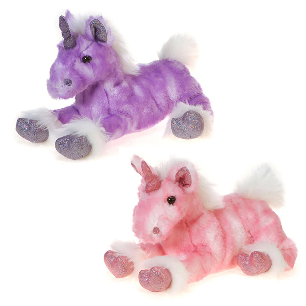 BB Lay Down Unicorns 9.5" Asst (1 Unicorn plush per purchase)