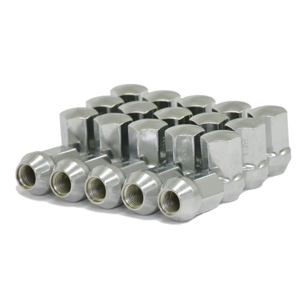 Lug Nut - 14x1.5mm CAR - 3/4 Hex - Chrome Set of 20