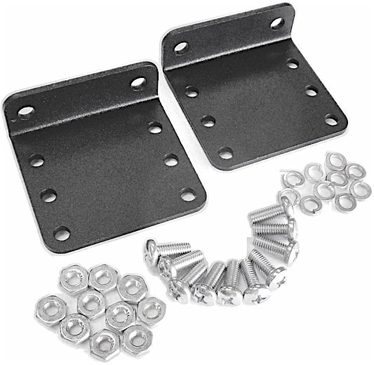 Amp Research 74601-01A Bed X-Tender - Compact L Bracket Kit Black