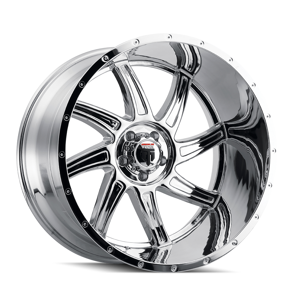 AMERICAN TRUXX VORTEX AT162 24x14 -76 8x165.1 CHROME