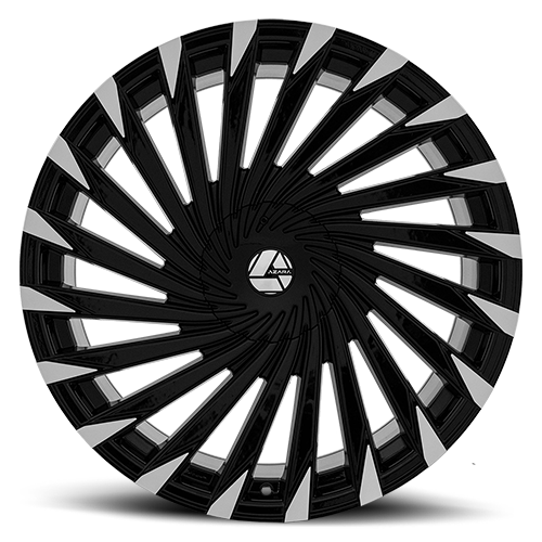 AZARA AZA-501 32X10 15 BLANK GLOSS BLACK & MACHINED