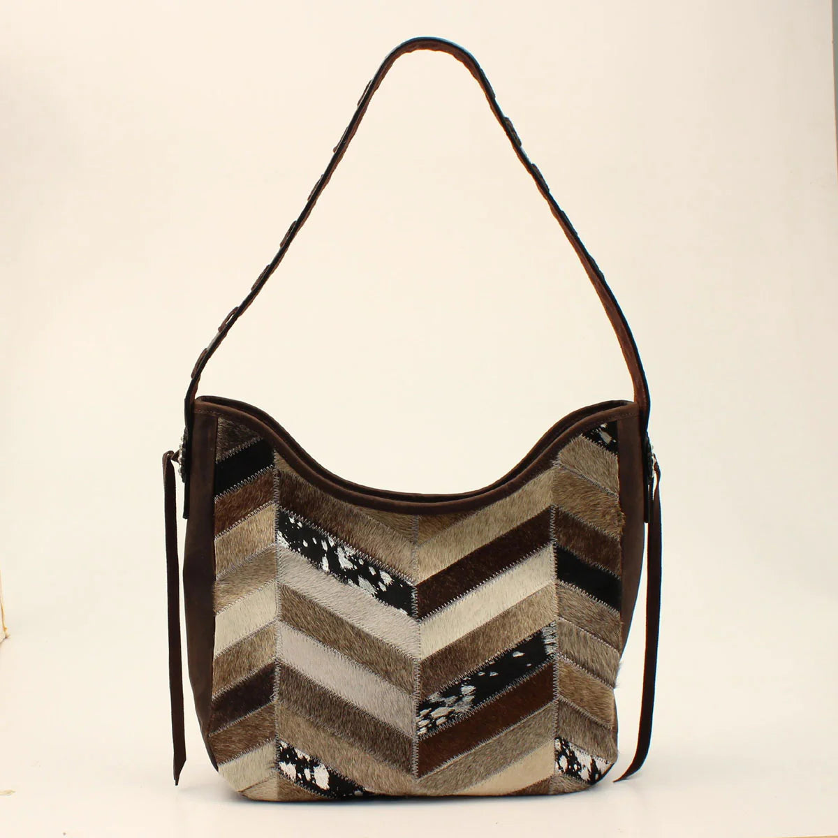 Angel Ranch Chevron Shoulder Bag with Concealed Carry Pocket