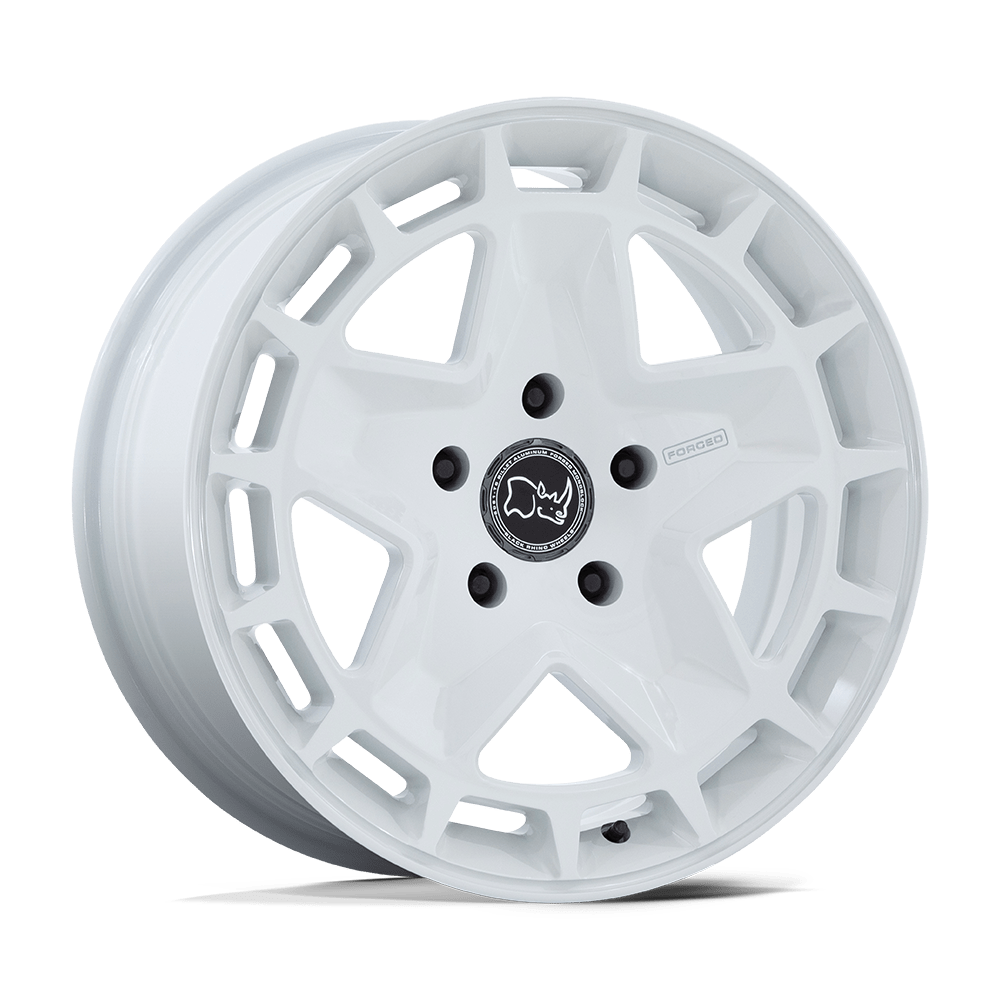 BLACK RHINO CORSICA 18X8 20 5X130 GLOSS WHITE