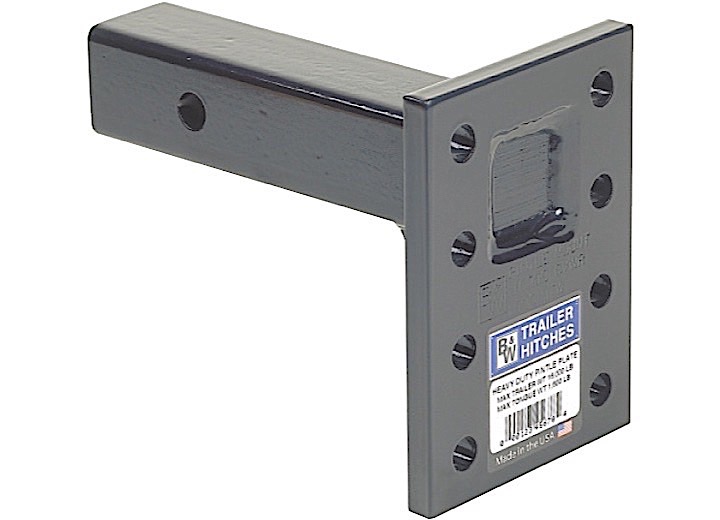 B&W PMHD14001 16K Pintle Mount 6 Hole 2 Position 2" x 9" Solid Shank
