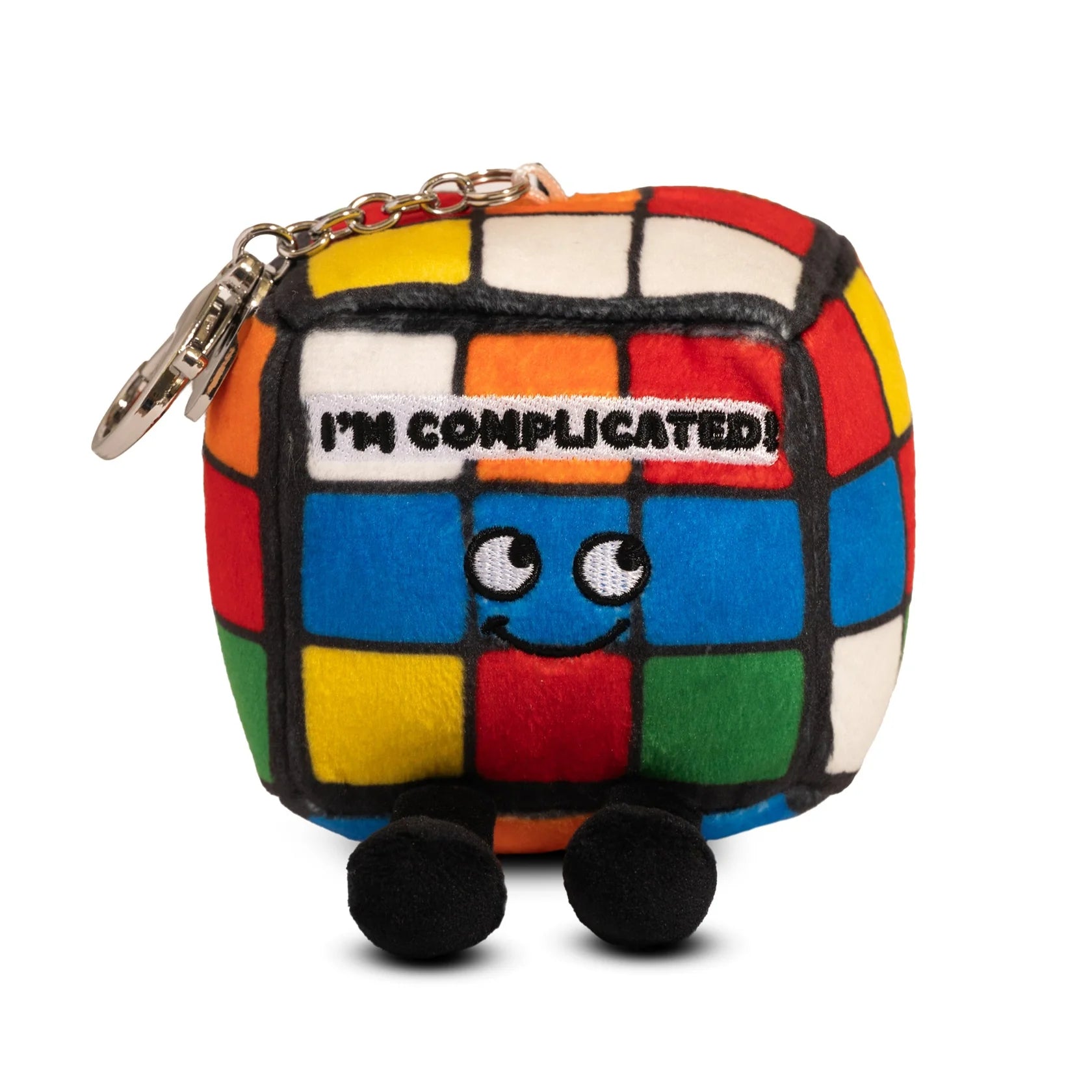 "I'm Complicated" Cube Plush Bag Charm