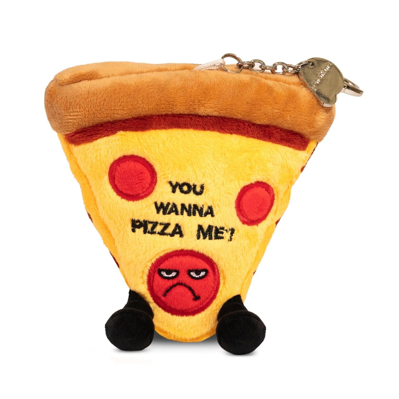 "You Wanna Pizza Me" Pizza Plush Bag Charm