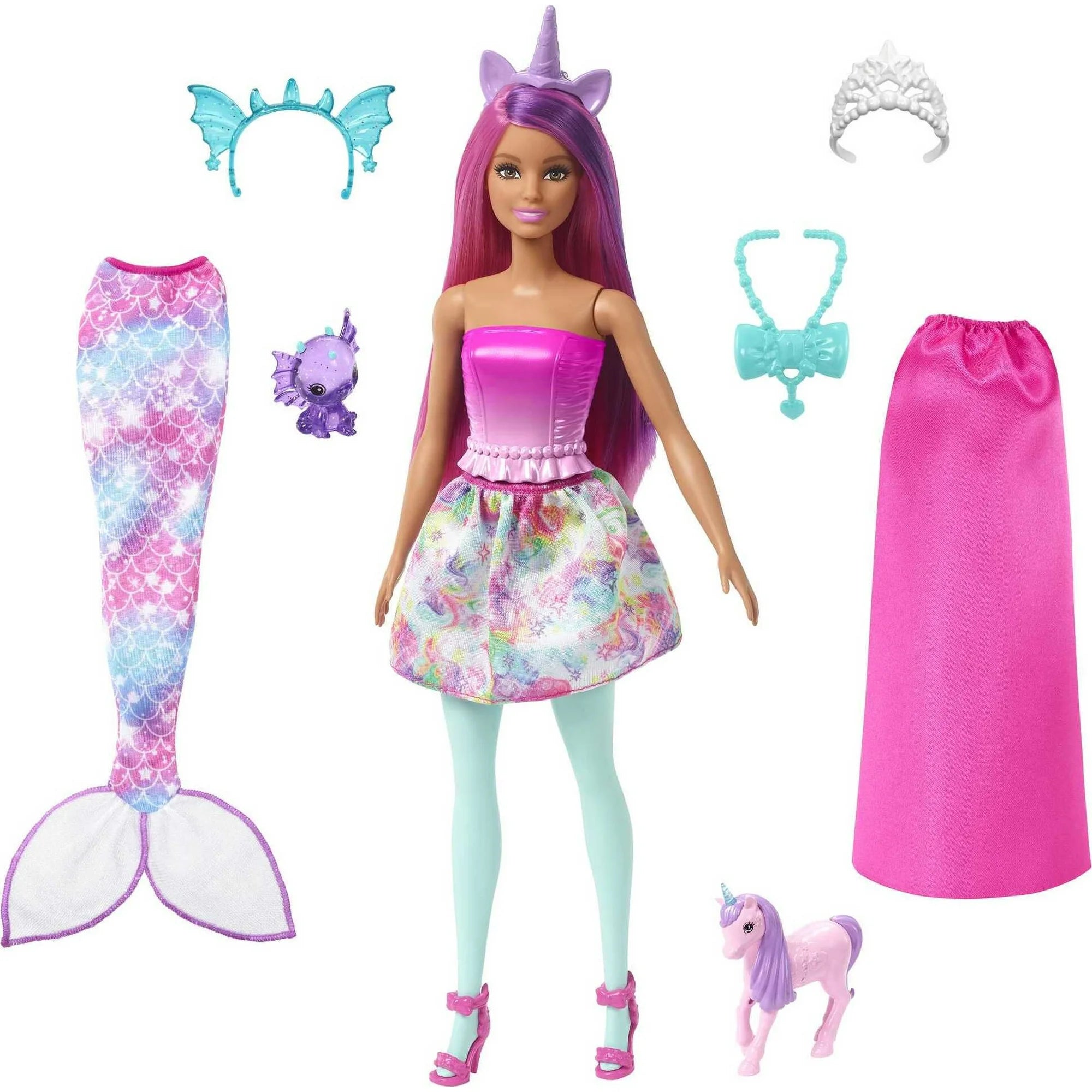 Barbie Dreamtopia Doll And Fantasy Pets