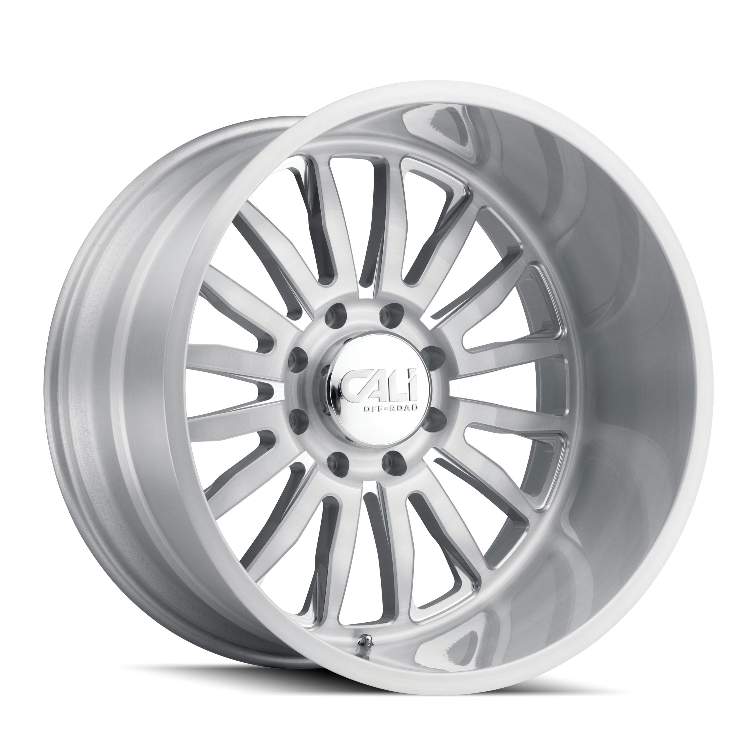 CALI OFF-ROAD SUMMIT 9110 24X14 -76MM 8x180 124.1MM BRUSHED CLEAR GLOSS