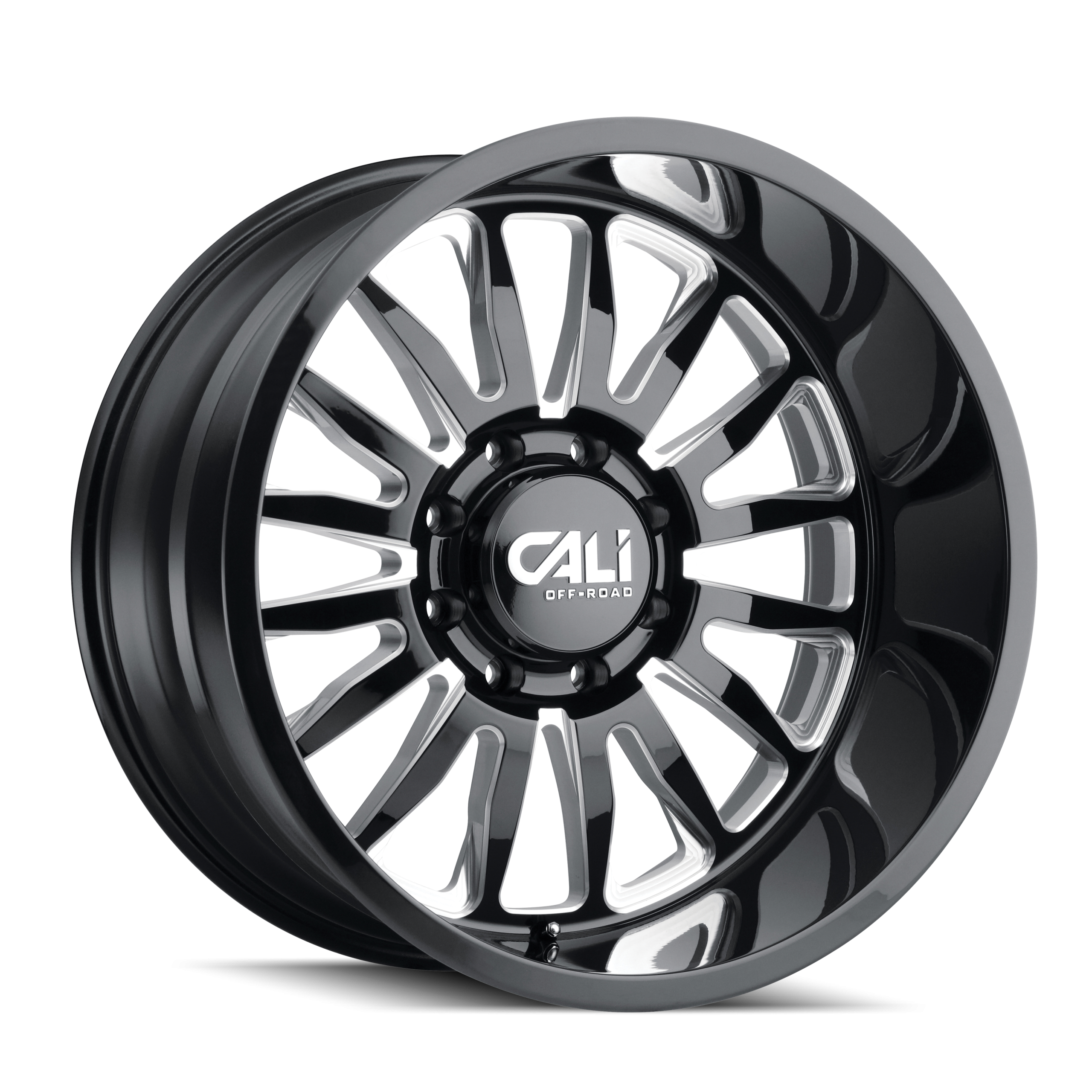 CALI OFF-ROAD SUMMIT 9110 26X14 -76MM 6x139.7 106MM GLOSS BLACK/MILLED SPOKES