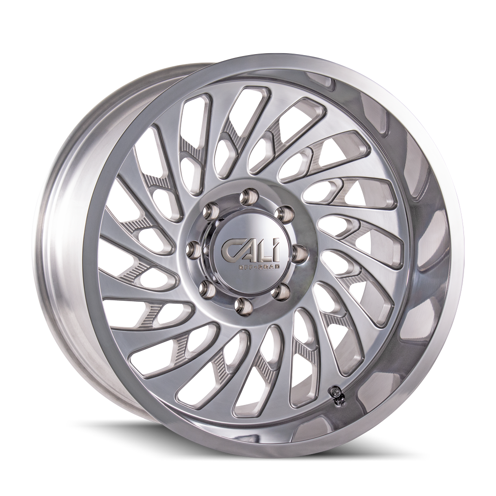 CALI OFF-ROAD SWITCHBACK 9108 22X12 -51MM 8x170 130.8MM POLISHED/MILLED SPOKES