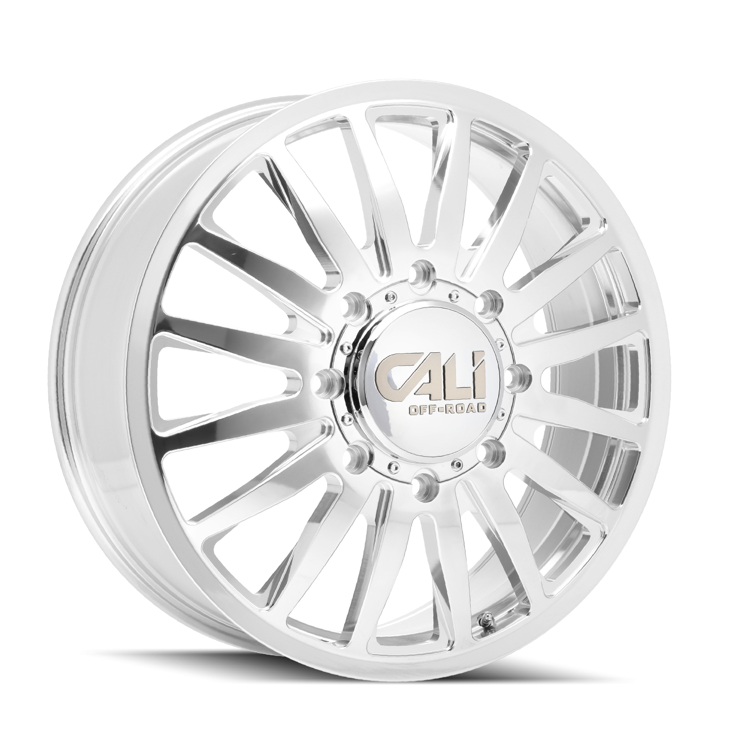 CALI OFF-ROAD SUMMIT DUALLY 9110D 20X8.25 115MM 8x170 124.9MM POLISHED/MILLED SPOKES