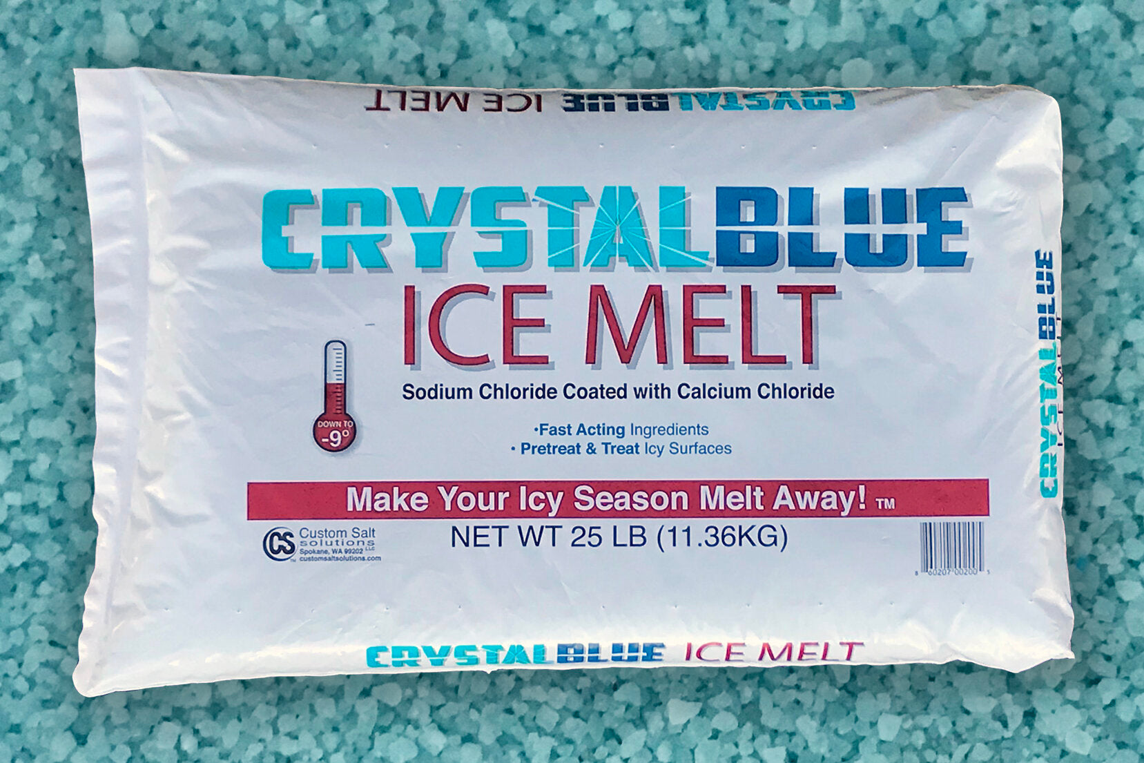 Crystal Blue Ice Melt 25lb