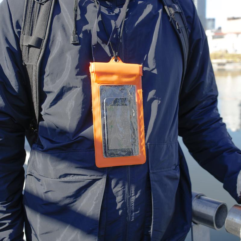Waterproof Phone Sleeve - Orange