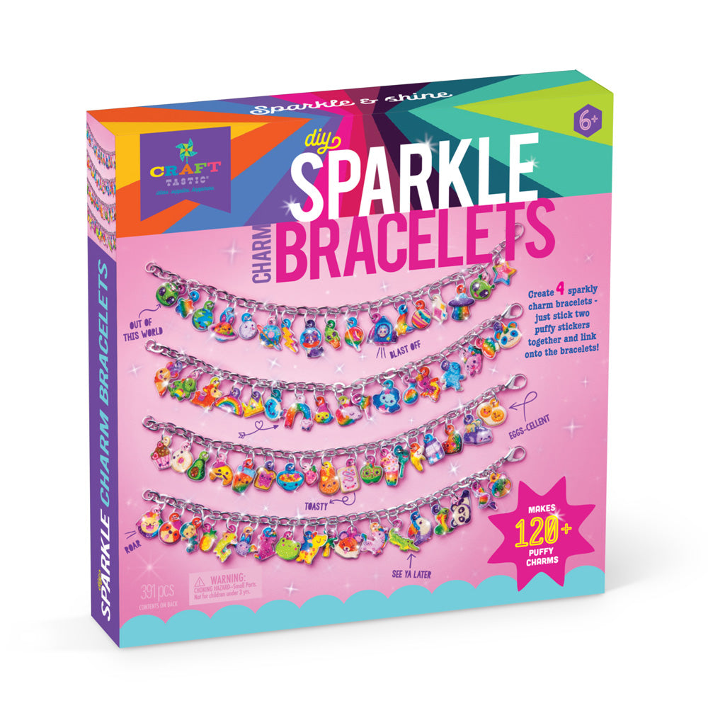Craft-Tastic® DIY Sparkle Charm Bracelets