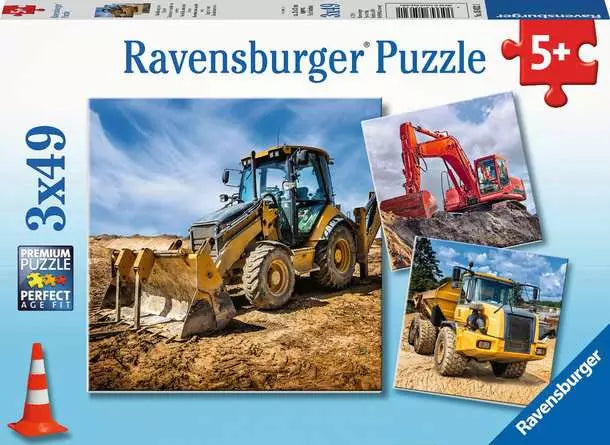 Children’s Jigsaw Puzzle Digger at Work! - 49 Pieces Puzzle