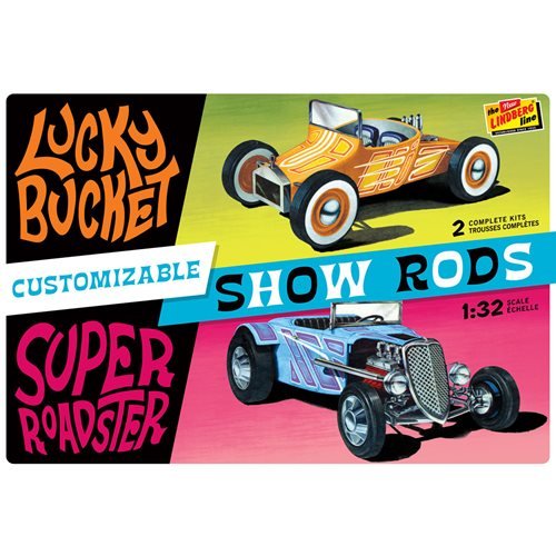 Customizable Street Rod 2-pack 1:32 Scale Model Kit