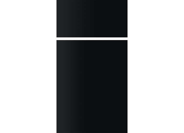 Dometic 3106863.081C Black Upper & Lower Door Panels