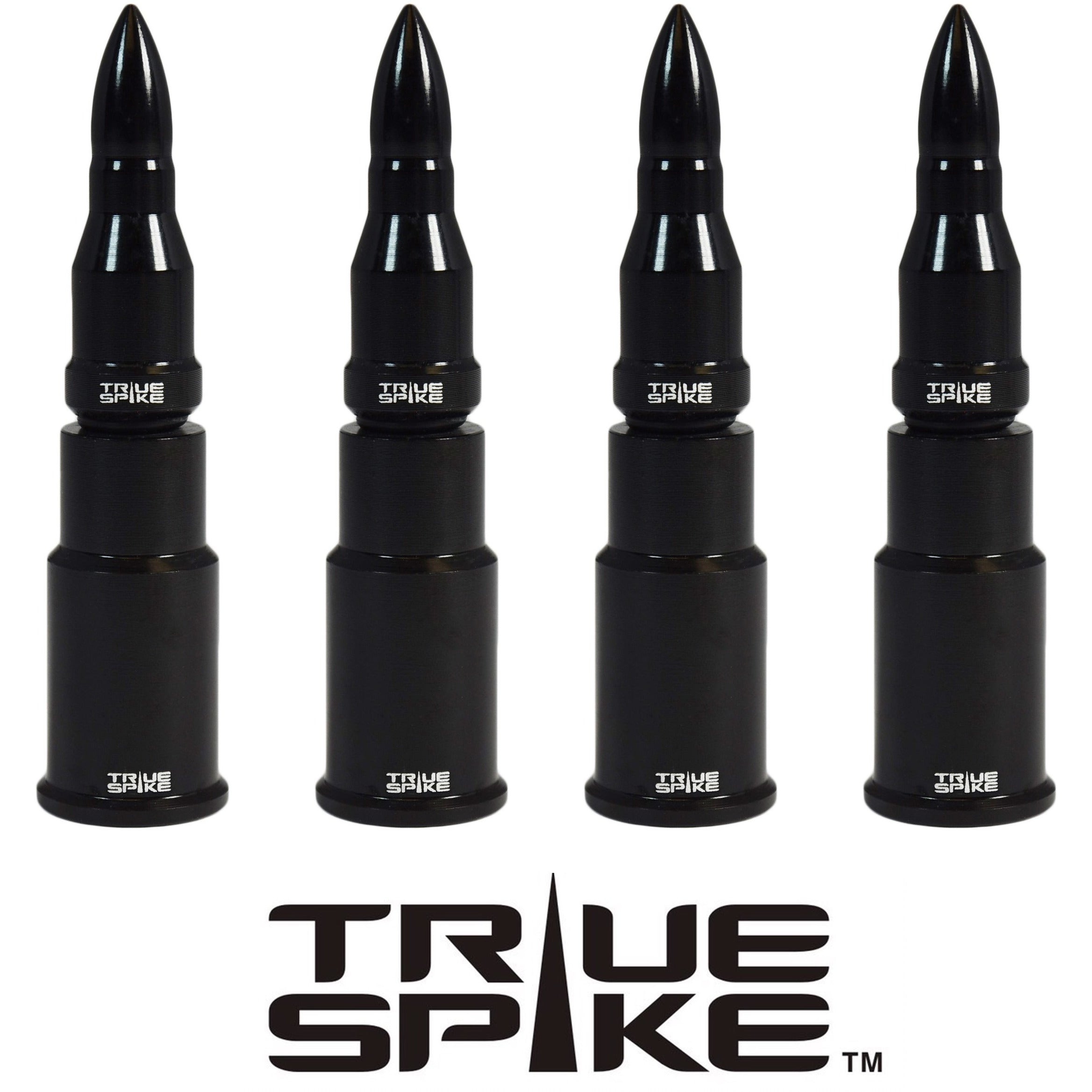 TRUE SPIKE Valve Stem Base/Valve Stem Bullet Cap (4pc Kit) WVC005/WVC006