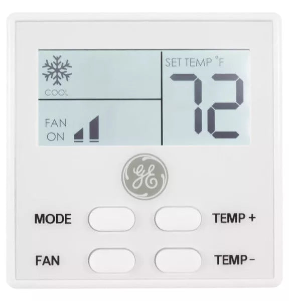 GE Appliances | RV Air Conditioner Single Zone Wall Thermostat | RARWT2W | White