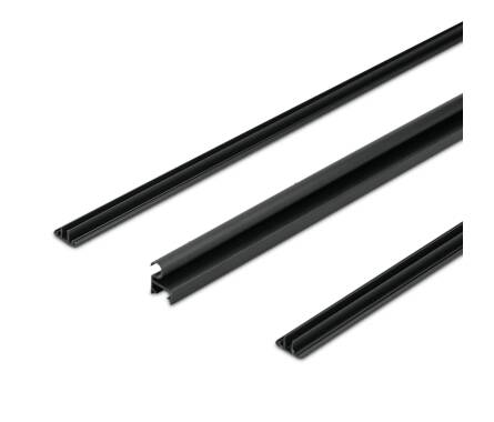 Dometic | 8' to 21' LED Light Strip Plastic Rails | 3315701.419 | 231 Series Awning | Set of 3 | 8' Sections | Black