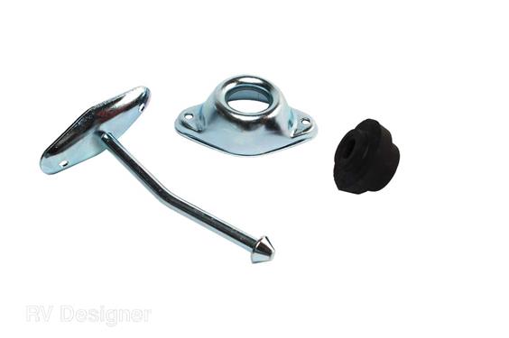 RV Designer E257 Angled Entry Door Holder - 4-3/4" Length