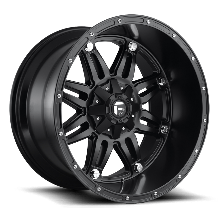 Fuel 1PC D531 HOSTAGE 20x9 -12 5x114.3/5x127/5x4.5/5.0 MATTE BLACK
