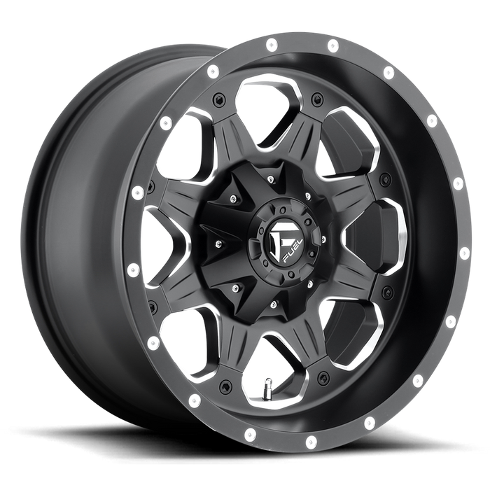 Fuel 1PC D534 BOOST 17x9 -12 5x127/5x139.7/5x5.0/5.5 MATTE BLACK MILLED