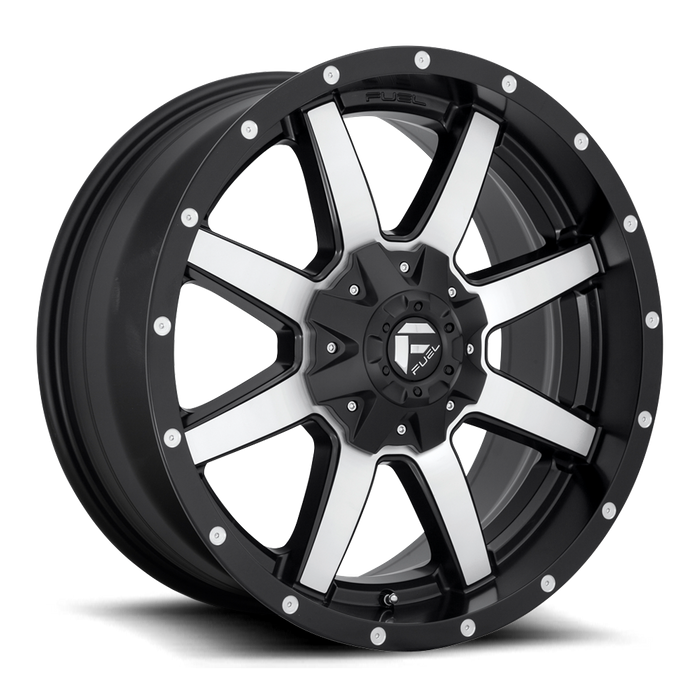 Fuel 1PC D537 MAVERICK 20x9 1 5x139.7/5x150/5x5.5/150 MATTE BLACK MACHINED