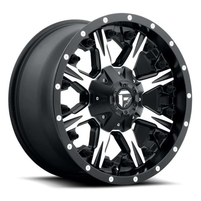 Fuel 1PC D541 NUTZ 20x9 1 6x135/6x139.7/6x135/5.5 MATTE BLACK MACHINED