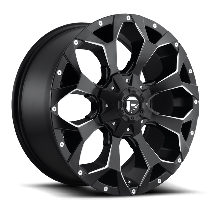 Fuel 1PC D546 ASSAULT 20x9 20 5x139.7/5x150/5x5.5/150 MATTE BLACK MILLED