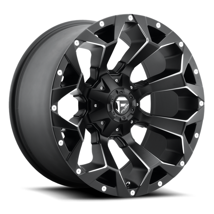Fuel 1PC D546 ASSAULT 20x12 -43 5x139.7/5x150/5x5.5/150 MATTE BLACK MILLED