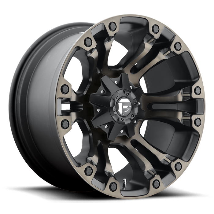 Fuel 1PC D569 VAPOR 18x9 -13 6x135/6x139.7/6x135/5.5 MATTE BLACK DOUBLE DARK TINT