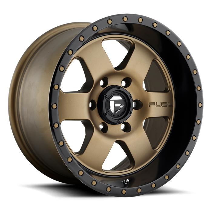 Fuel 1PC D617 PODIUM 18x9 -12 6x139.7/6x5.5 MATTE BRONZE BLACK BEAD RING