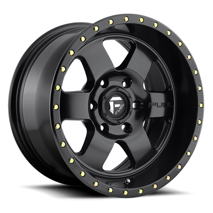 Fuel 1PC D618 PODIUM 17x9 -12 6x139.7/6x5.5 MATTE BLACK