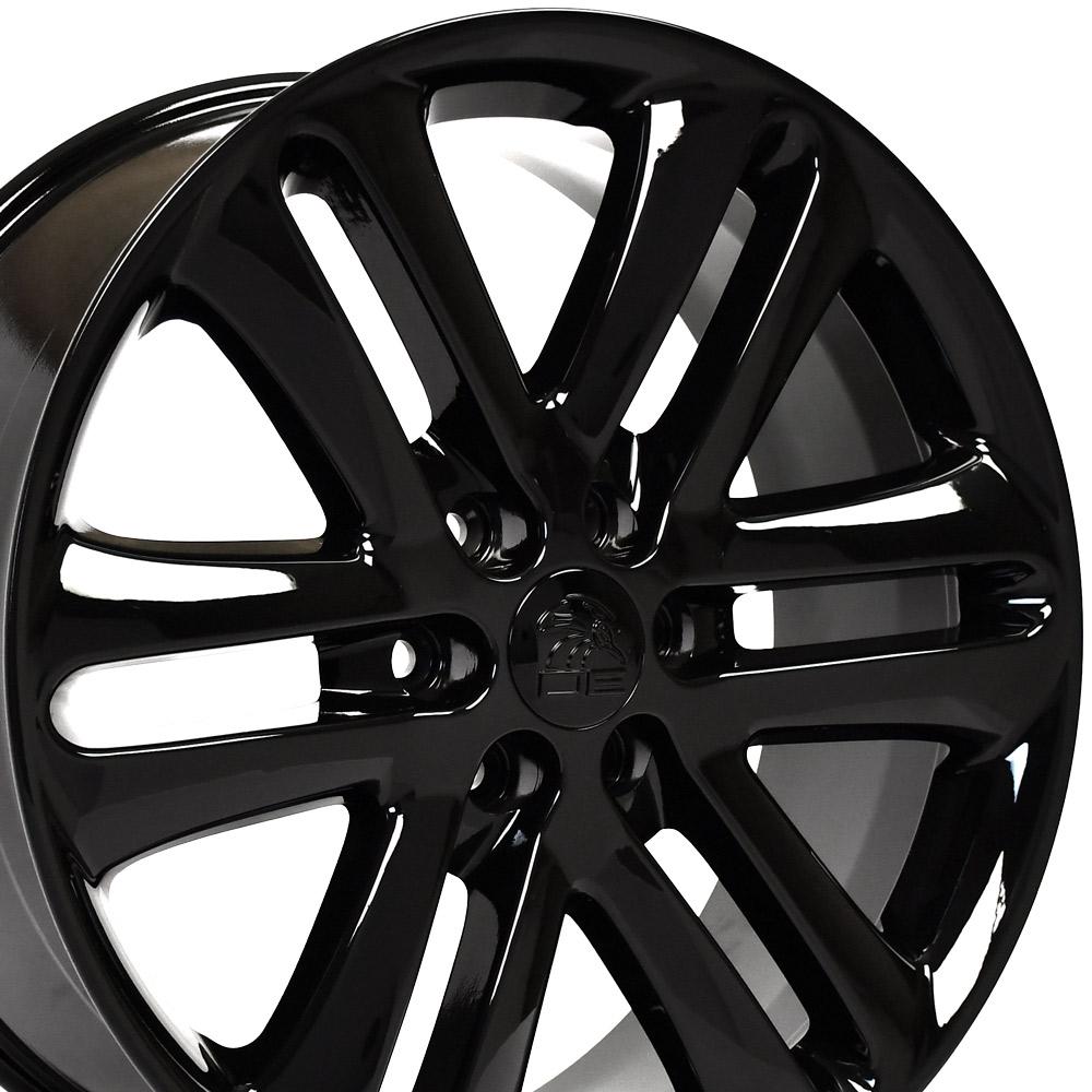 OE Wheels FR76 22x9 6x135 44et Gloss Black Wheel SET