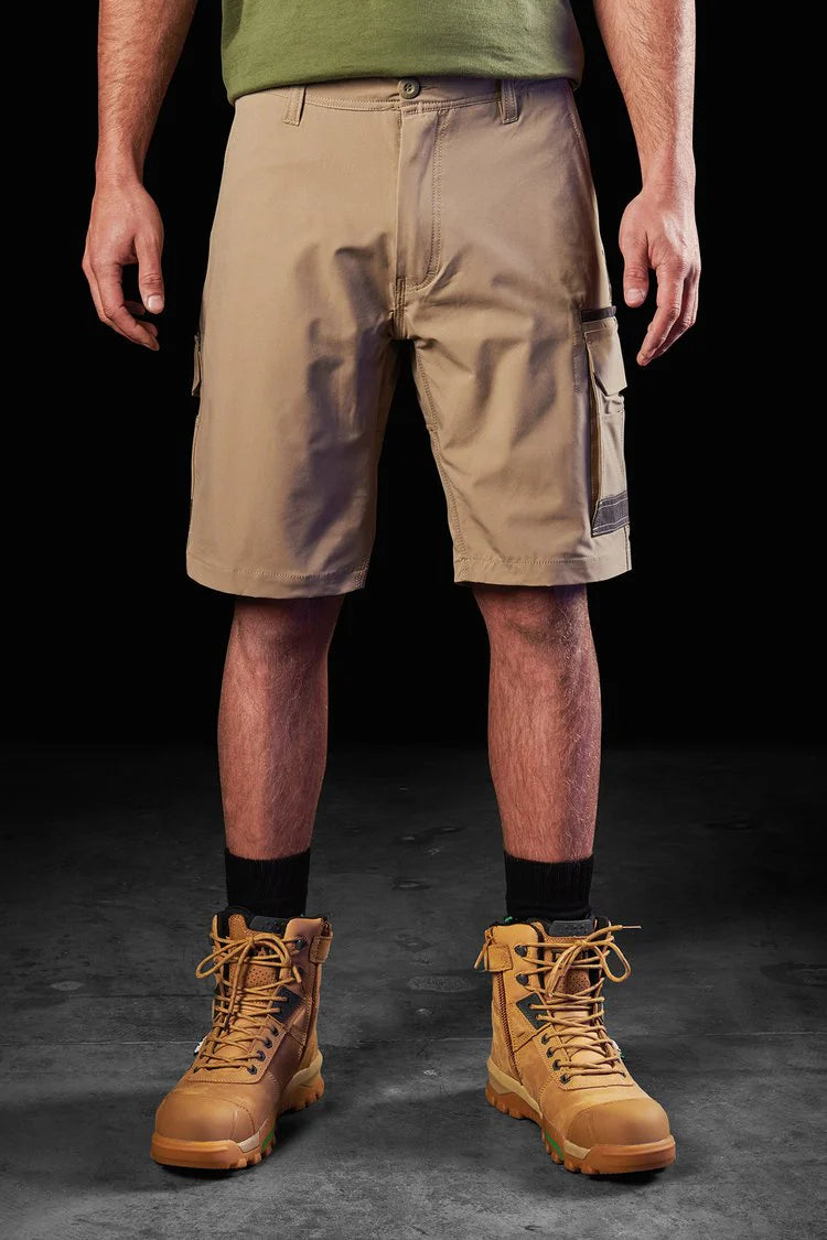 LIGHTWEIGHT STRETCH WORK SHORTS - Khaki 28 Waist