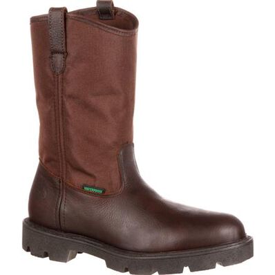 Georgia Boot Homeland Waterproof Wellington Work Boot 9.5M