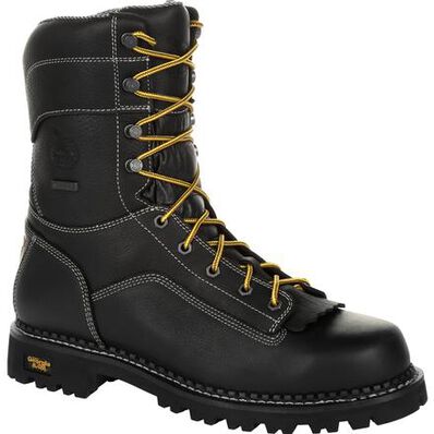 Georgia Boot Amp Lt Logger Low Heel Waterproof Work Boot 9W