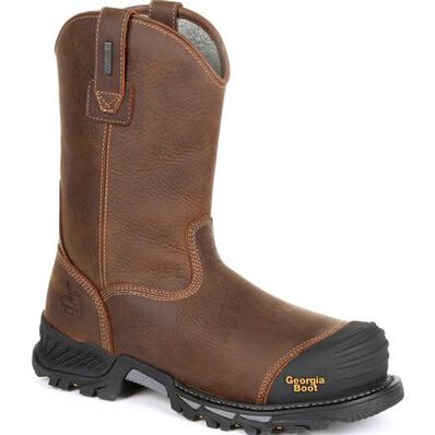 Georgia Boot Rumbler Composite Toe Waterproof Pull-on Work Boot 8.5M