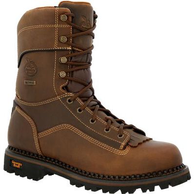 Georgia Boot Amp Lt Low Heel Logger Waterproof Work Boot 11.5W
