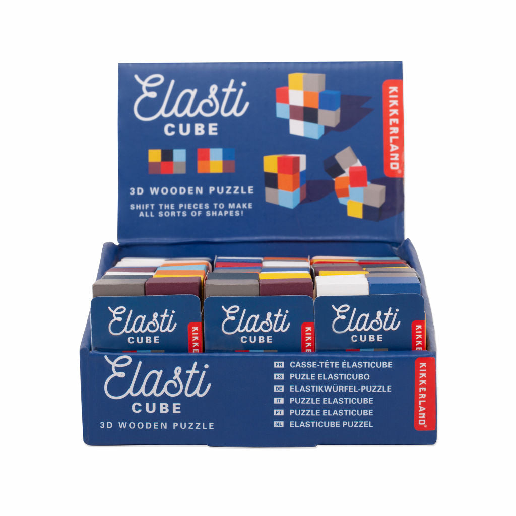 Elasti Cube 3D Wooden Puzzle
