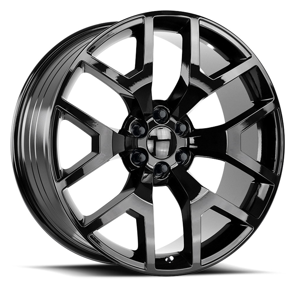 Strada Wheel Replicas GMC Sierra R150 22x9 31 6x139.7 Gloss Black