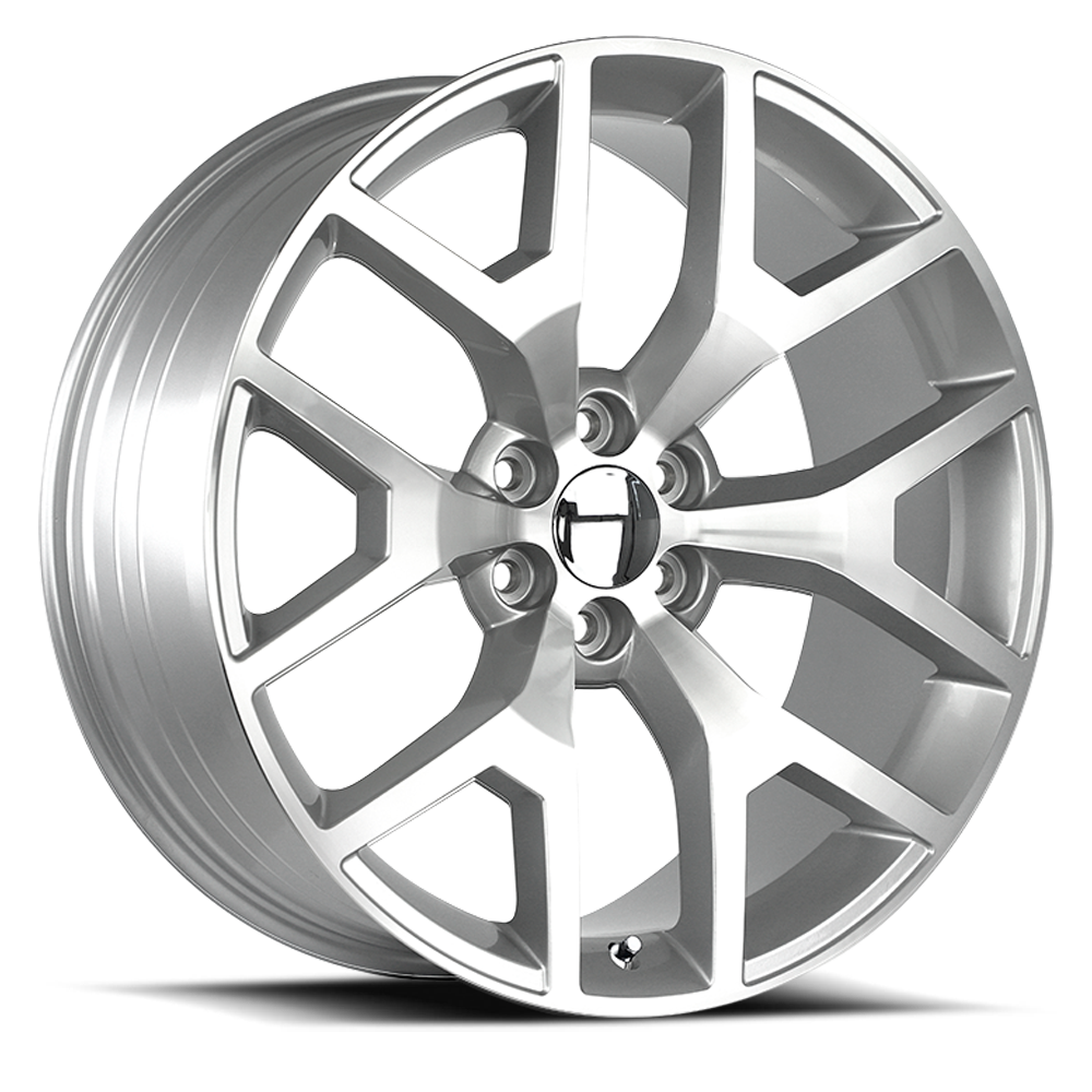 Strada Wheel Replicas GMC Sierra R150 22x9 31 6x139.7 Silver Machined